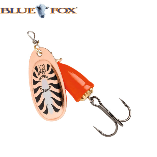 Cucharilla Blue Fox Vibrax #2 Cobre/Rojo
