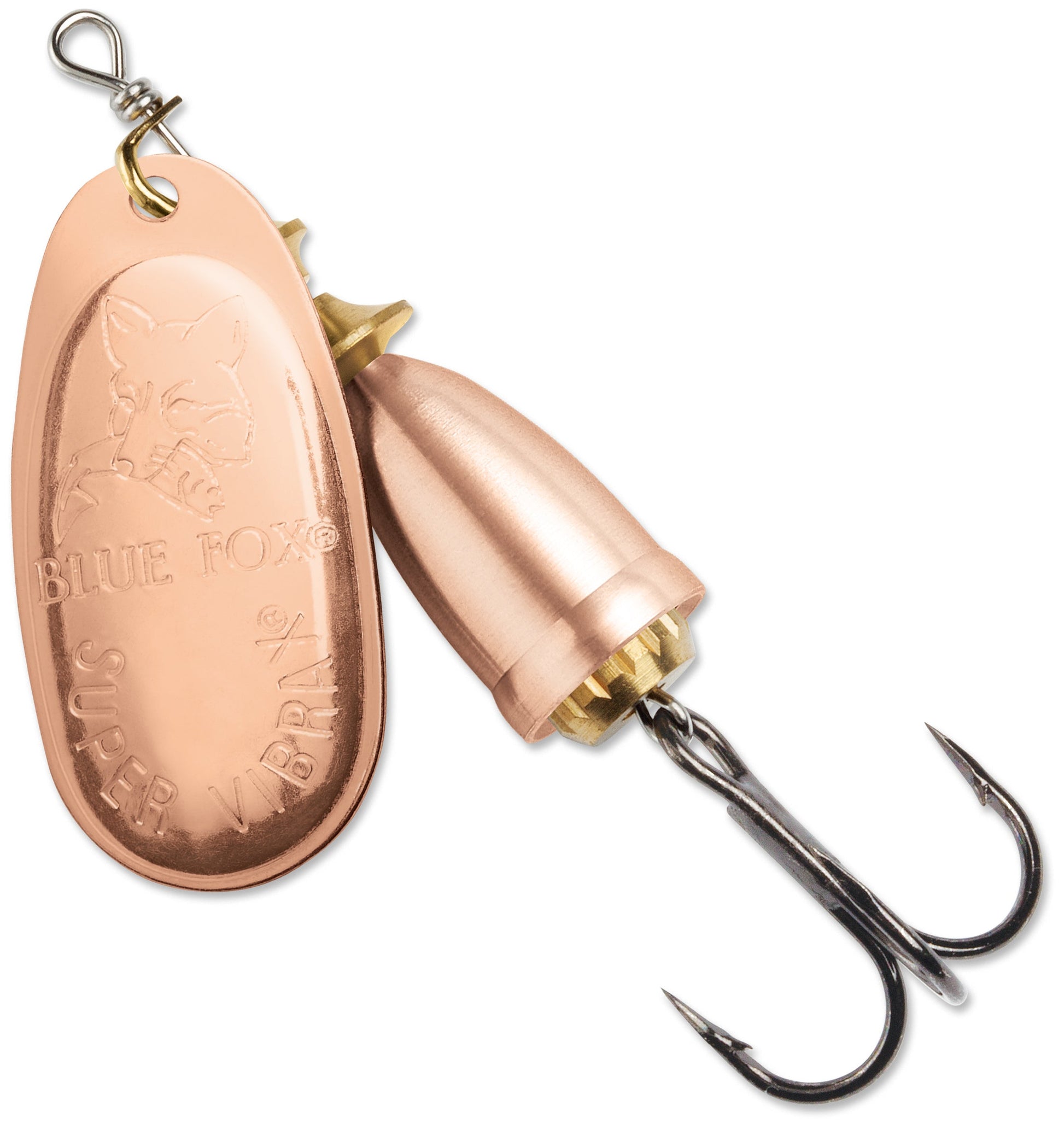 Cucharilla Blue Fox Vibrax #1 Copper