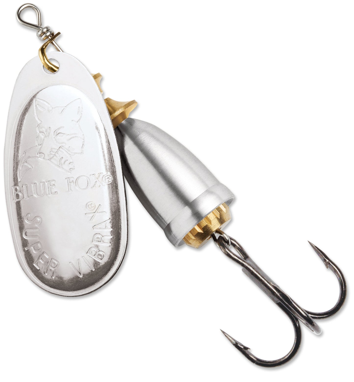 Cucharilla Blue Fox Vibrax SD1 Silver