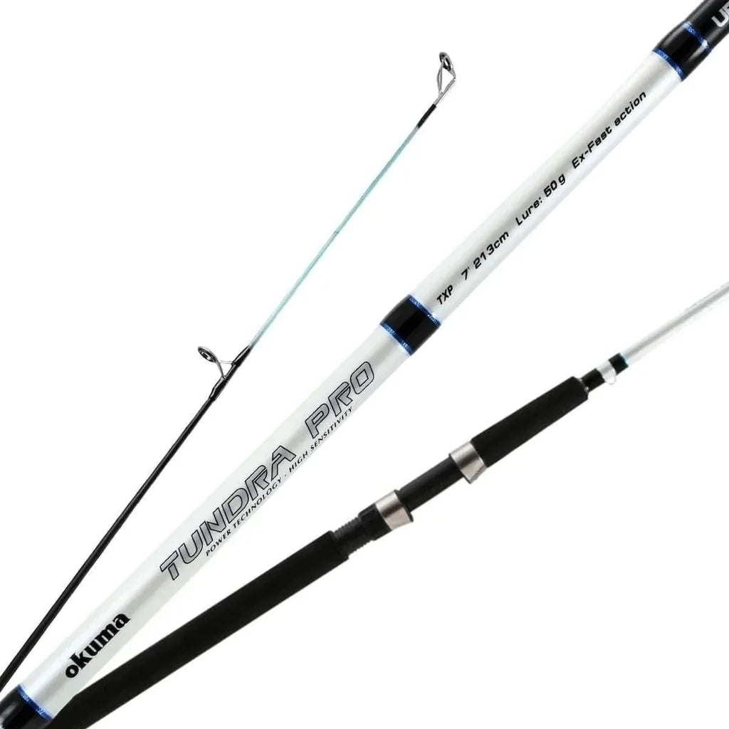 Incluido en el kit: 1 × Caña de Pescar Okuma Tundra Pro SP 7'0" (2.10m) [pieza:cana-de-pescar-okuma-tundra-pro-sp-70-2-10m]