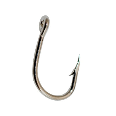 Anzuelo Mustad 94151-NI #1 Live Bait Niquelado Ojo Anillado (10 pzs)