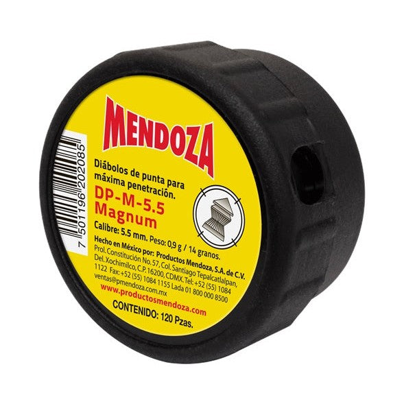 Diábolo Mendoza Magnum Despachador 5.5mm 120 Piezas