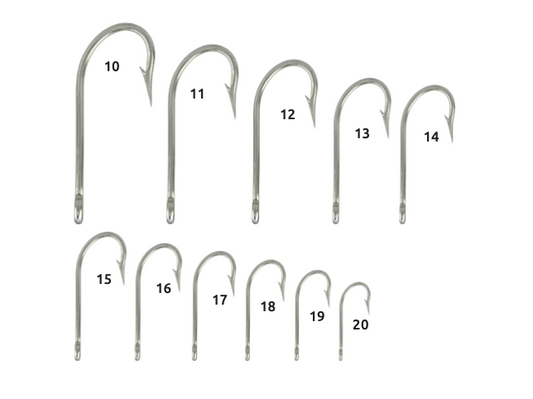 Anzuelo Mustad 2330DT #11 Sea Kirby Duratin 16 pzs (Ojo Anillado)