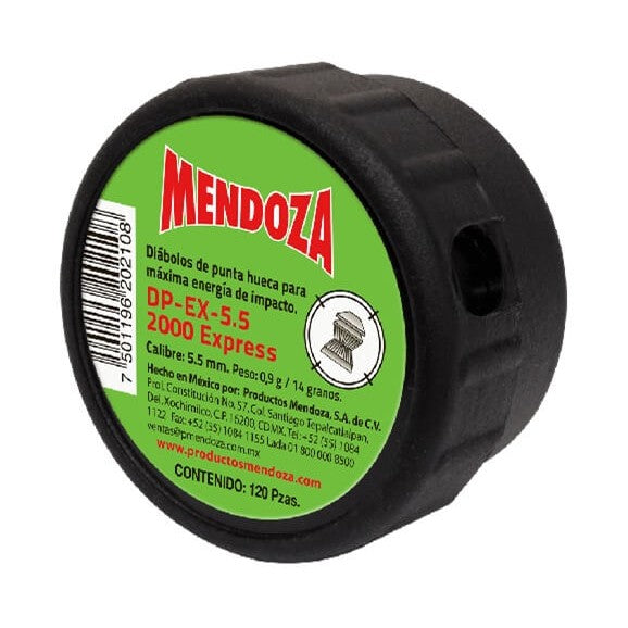 Diábolo Mendoza Express Despachador 5.5mm 120 Piezas