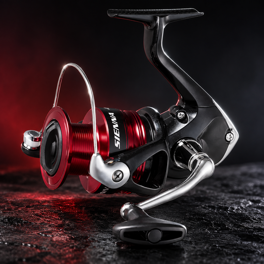 Carrete Shimano Sienna FG 4000 Spinning, vista principal [carrete-shimano-sienna-fg-4000-spinning-1-hero.png]