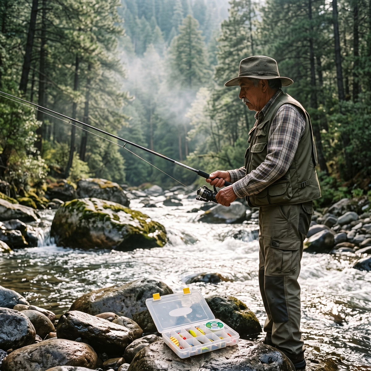 Kit Listo para Pescar Okuma Revenger 7'0" — Todo Terreno — Pescador en río de montaña [ia:2]