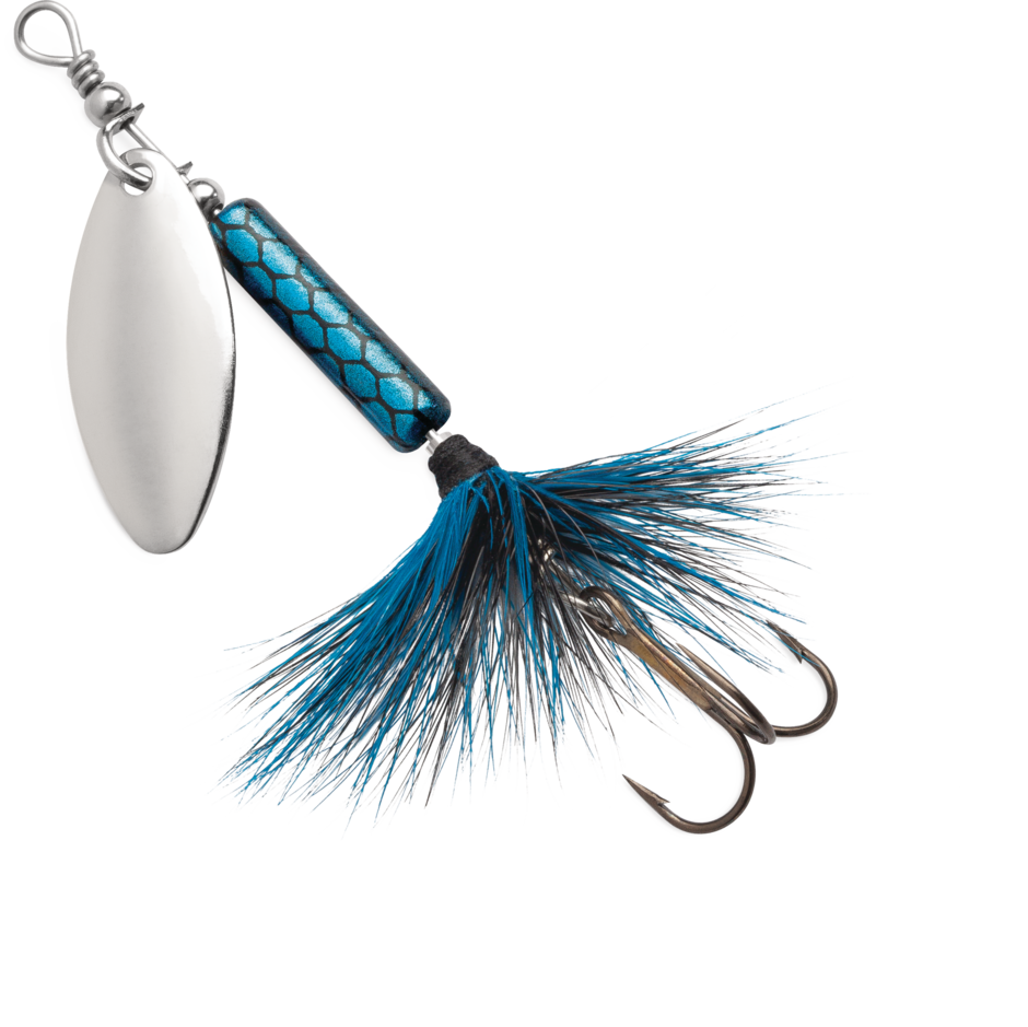 Cucharilla Blue Fox Whiptail #0 Black Blue