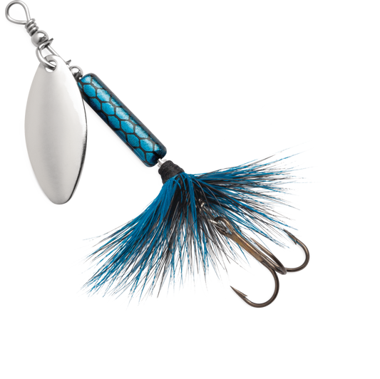 Cucharilla Blue Fox Whiptail #0 Black Blue
