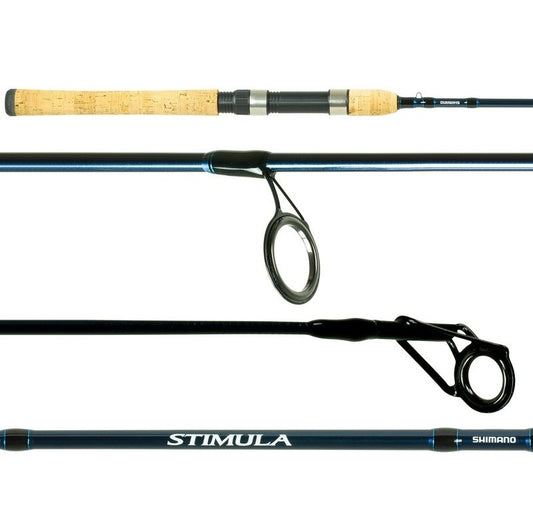 Caña Shimano Stimula Spinning 6'0" Medium – Grafito Ligero | Diseño Agresivo